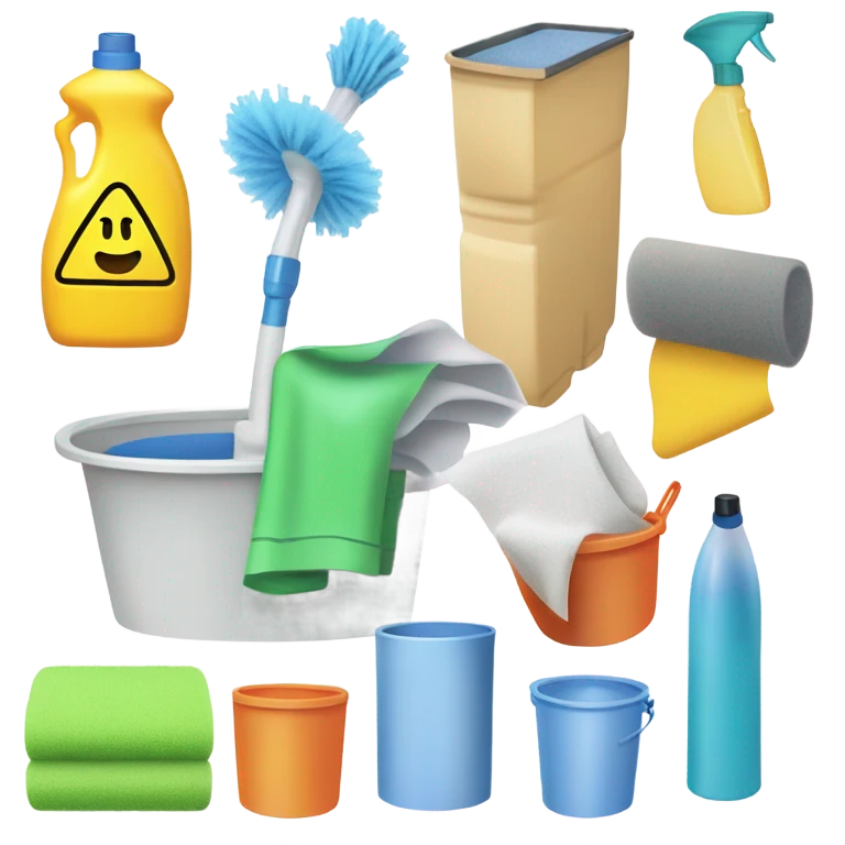 Cleaning supplies  emoji