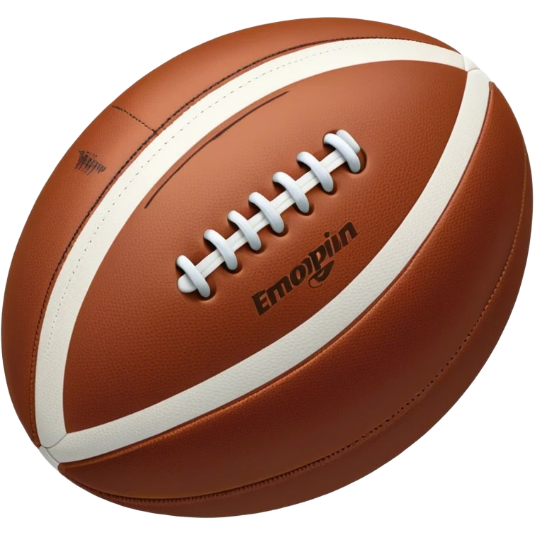 Ballon de rugby emoji