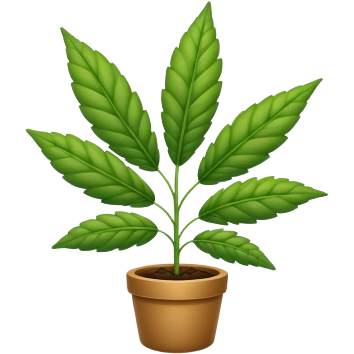 Weed plant emoji