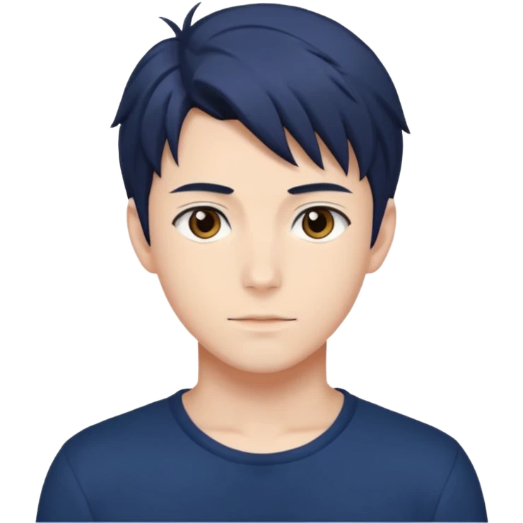handsome young romantic shoujo anime guy emoji