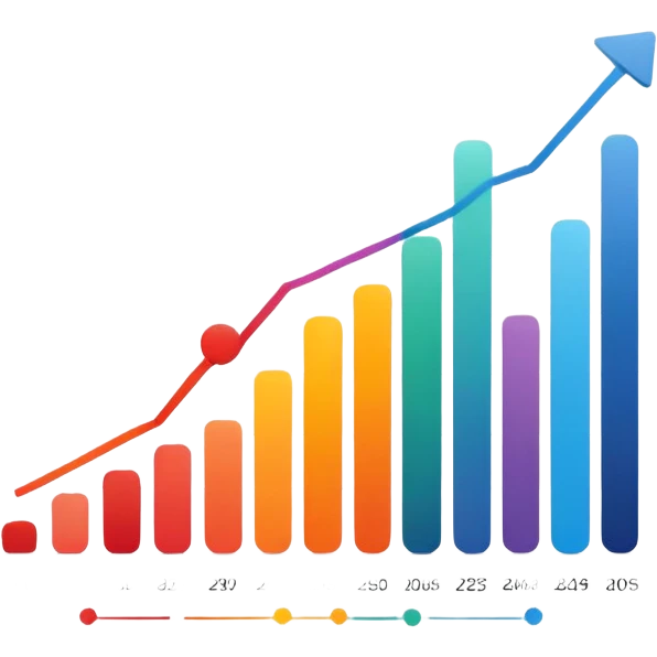chart with no clear trend emoji