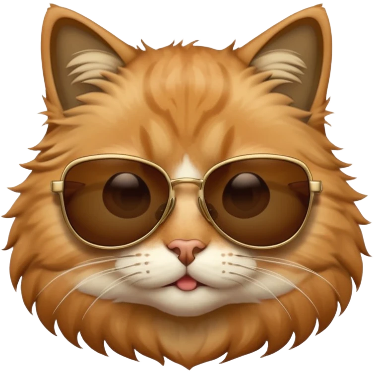 Cat wearing sunglasses emoji