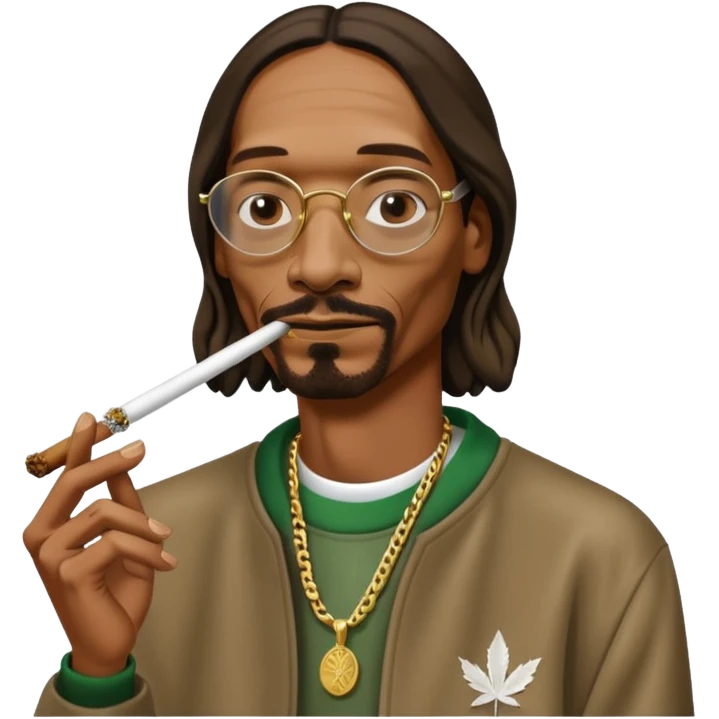 Hampstead smoking with snoop dog emoji
