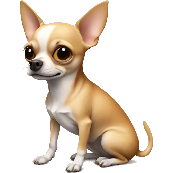 Chihuahua with cigarette emoji