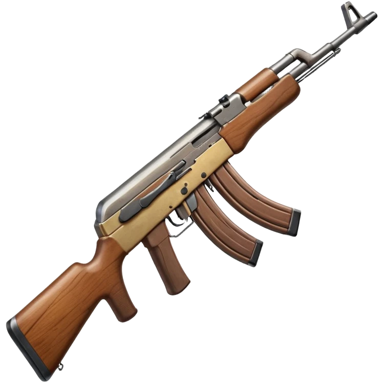 ak-47 with wood stock emoji