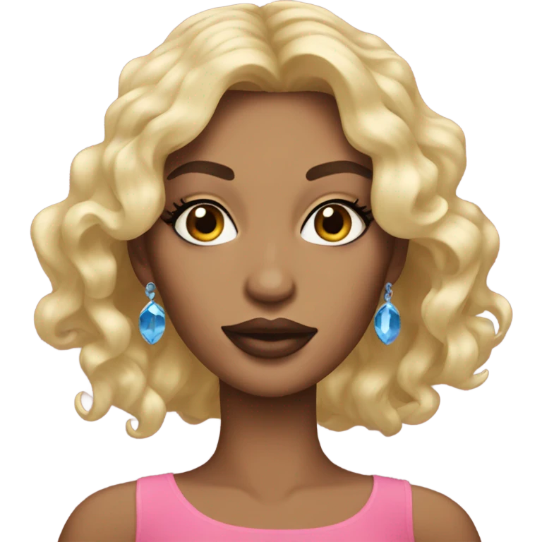 Model glam emoji
