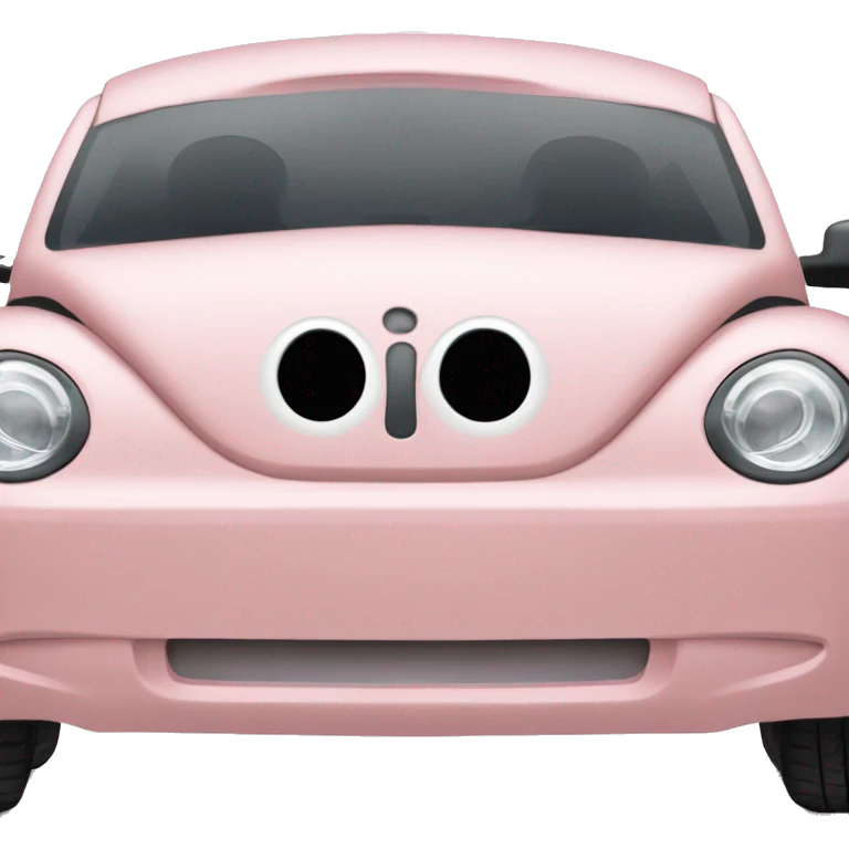 Blush pink 2007 Volkswagen Beetle  emoji