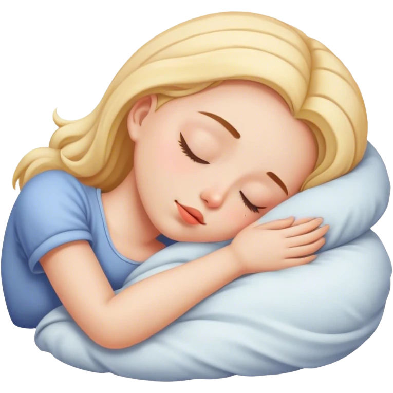 Girl sleeping emoji