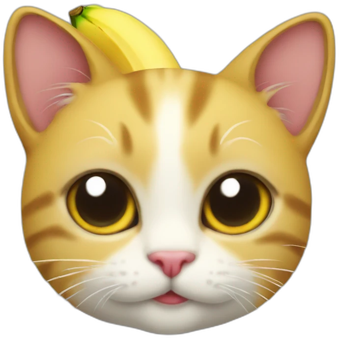 cat love banan emoji
