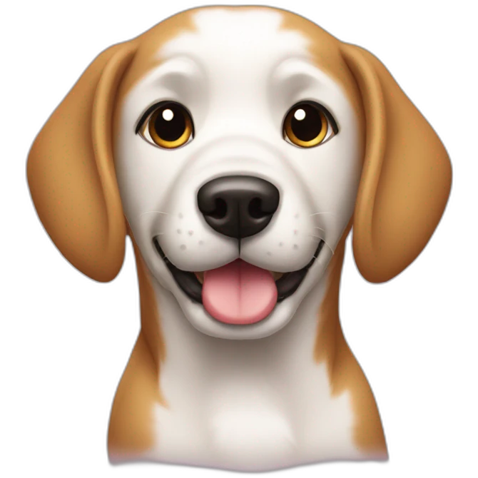 i love my doggie emoji