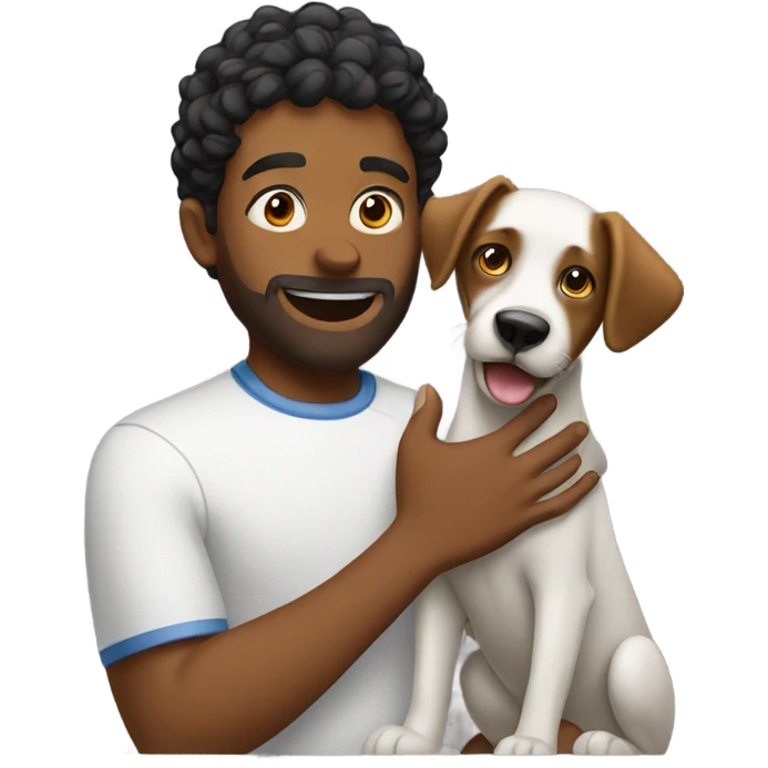nate with dog emoji