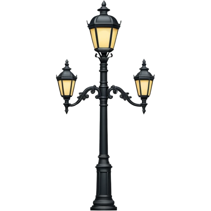Classic street lamp post emoji