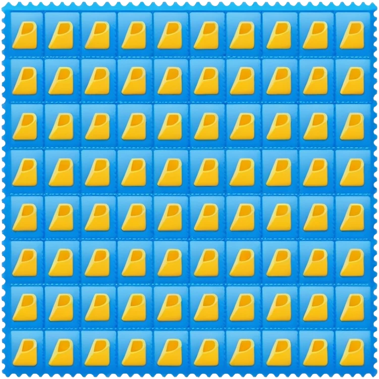postage stamp sheet in postal service  emoji