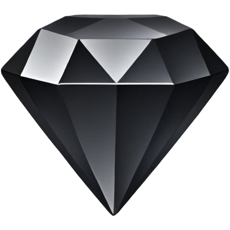 Black diamond  emoji