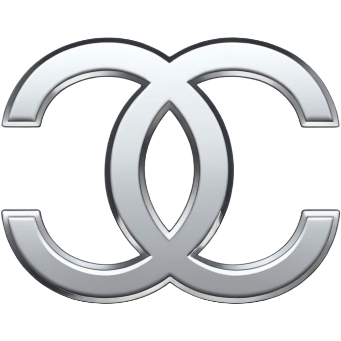 chanel symbol white emoji