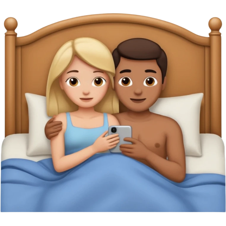 Porn emoji sex having in bed emoji