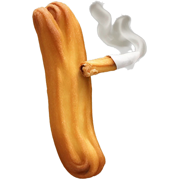smoking churro emoji