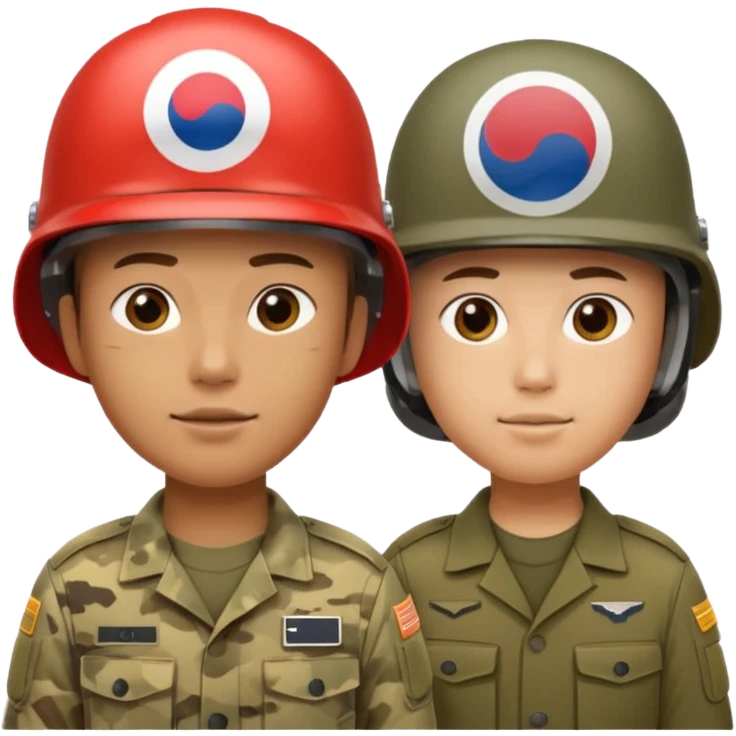United states + South korea emoji
