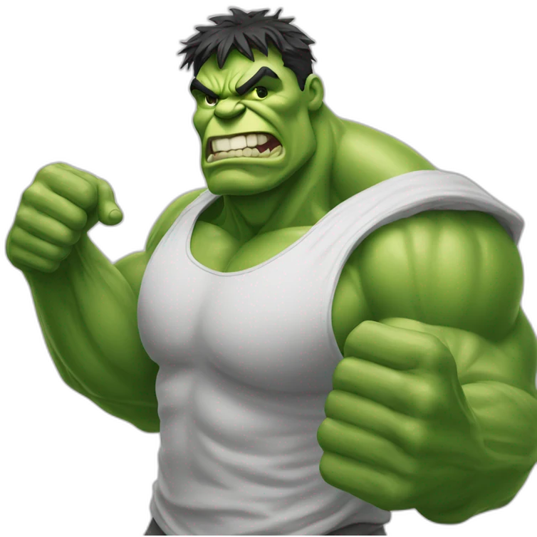 Hulk detailed giving thumbs up emoji