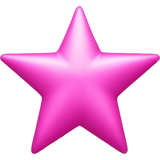 pink star emoji