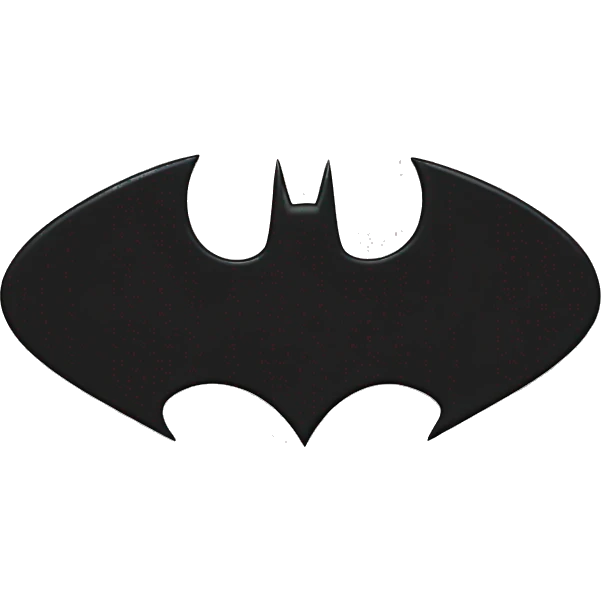 Batman logo black emoji
