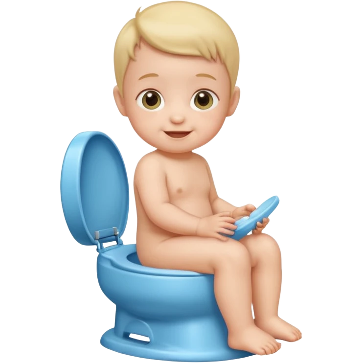 писает на горшок emoji