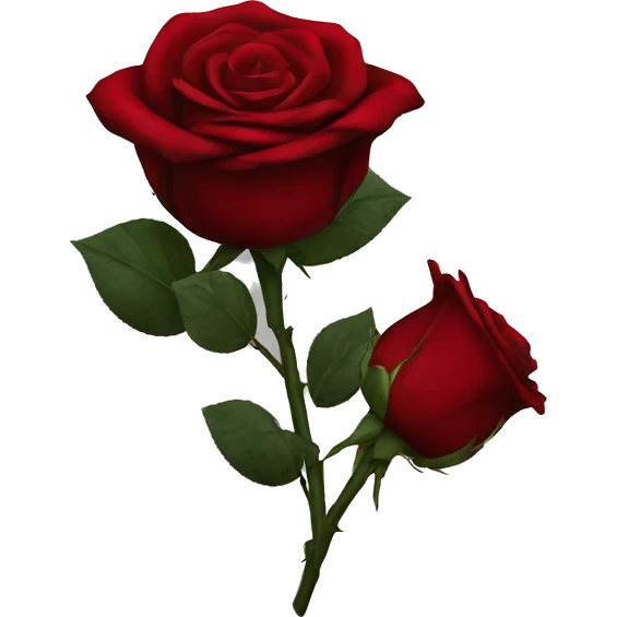 Dark red roses  emoji