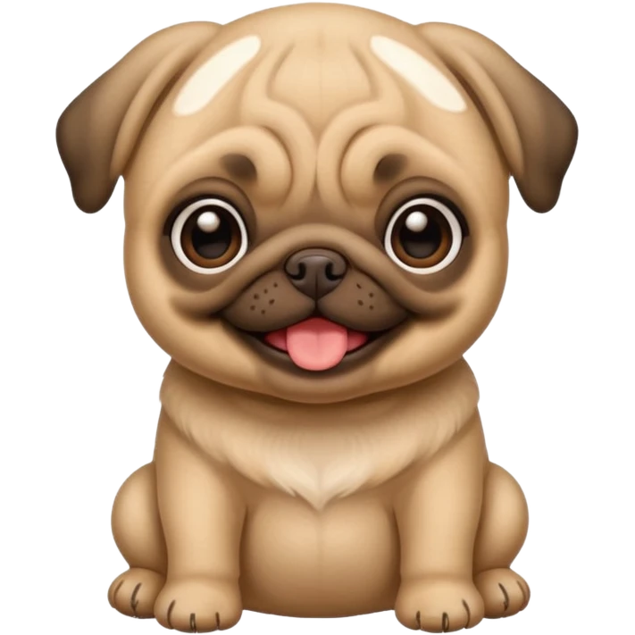 smile pug baby emoji