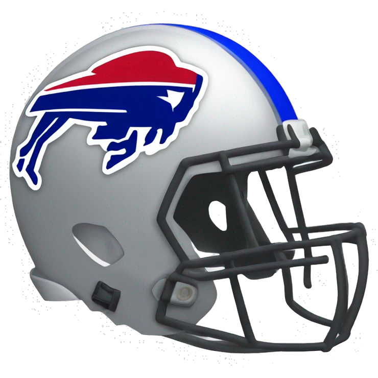 Buffalo Bills football helmet emoji