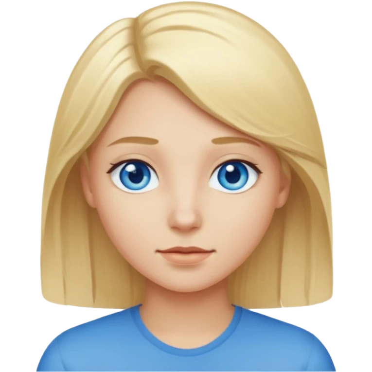 no head,blonde hair emoji