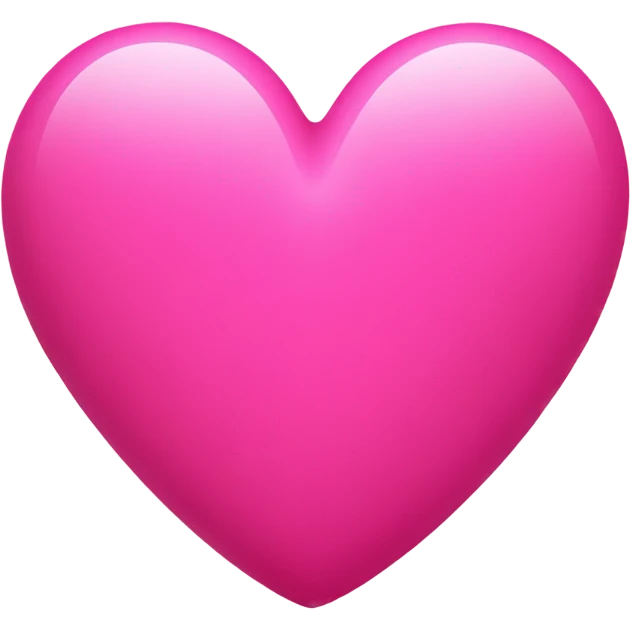 Heart pink emoji
