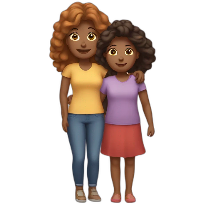 three woman family emoji