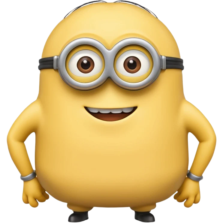 A yellow minion looking over his shoulder, showing his butt cheeks, with his butt crack showing  emoji