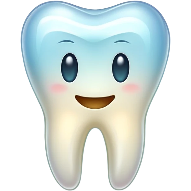 tooth with a glowing healing effect emoji
