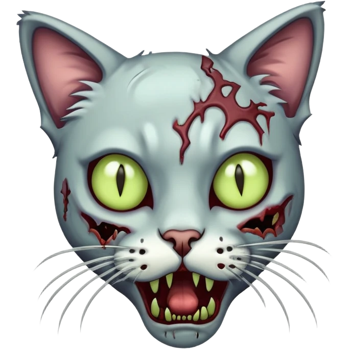cat zombie emoji