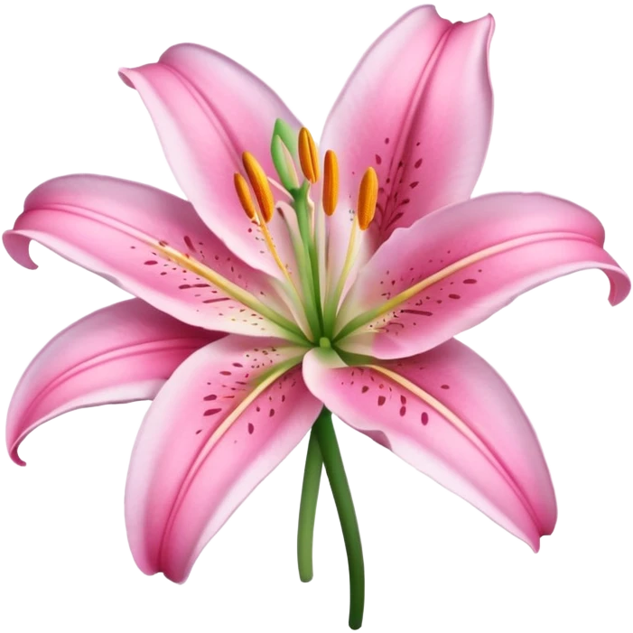 Generate pink lily emoji