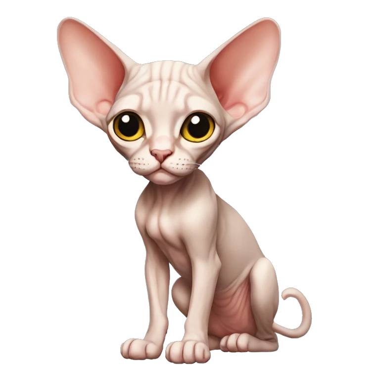 Sphynx Full Body emoji