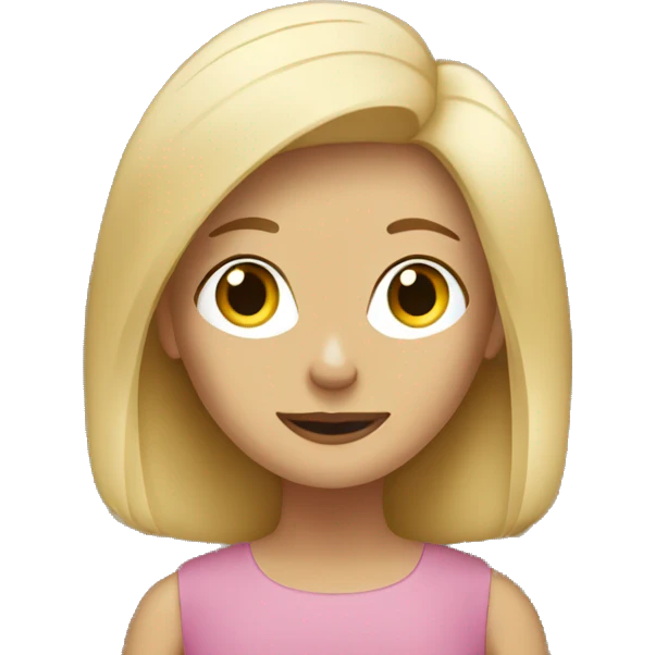 Blonde woman with Yorkshire dog emoji