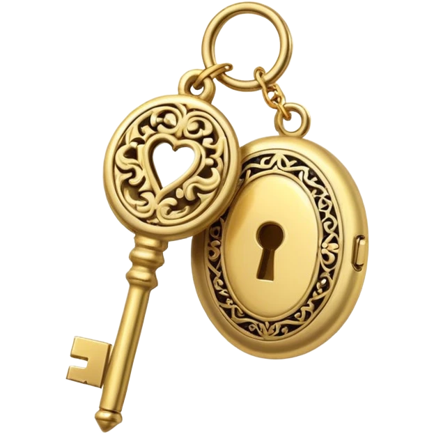 Tiny Key Locket
 emoji