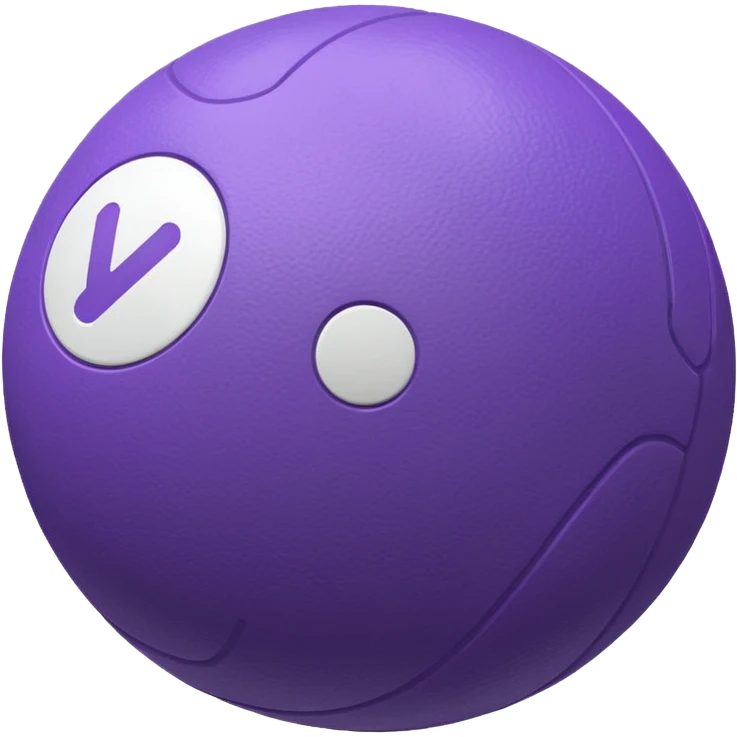 Slovic gym ball purple emoji