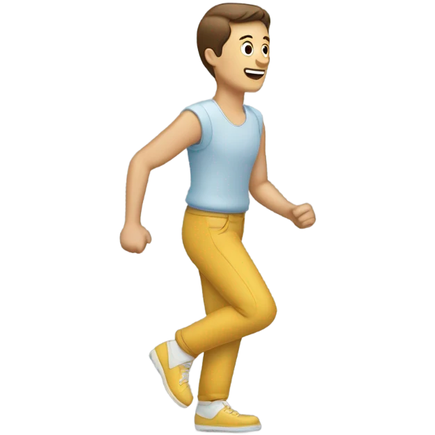Zapatos de una persona caminando  emoji