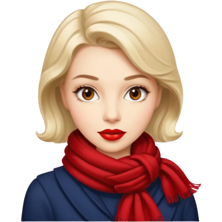 Retro style  woman emoji