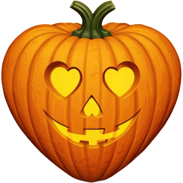 halloween heart emoji