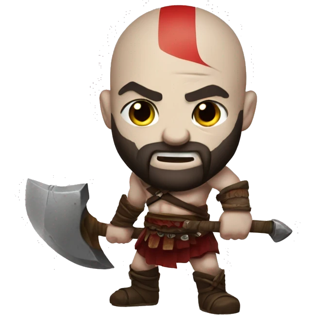 Kratos with axe emoji
