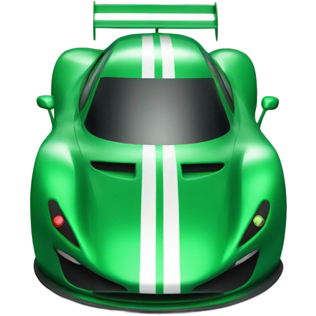 green racecar emoji