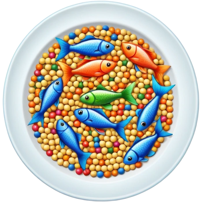 fish food in plate emoji