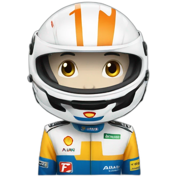 Alpine formula one emoji