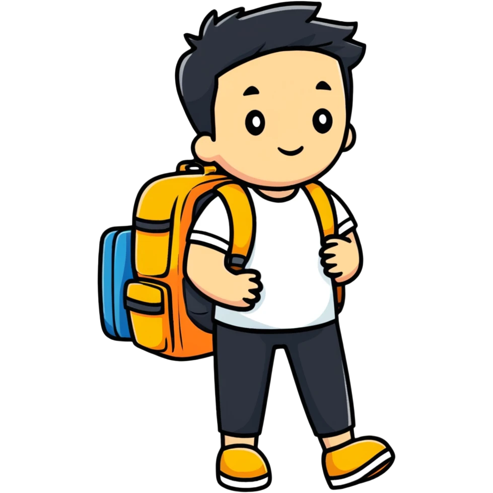 Hotel room booking problem with tired traveler emoji