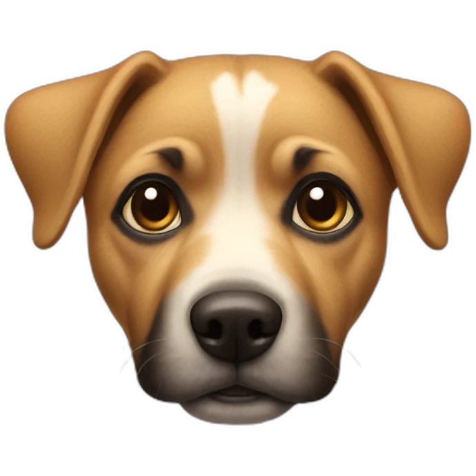 Un chien emoji