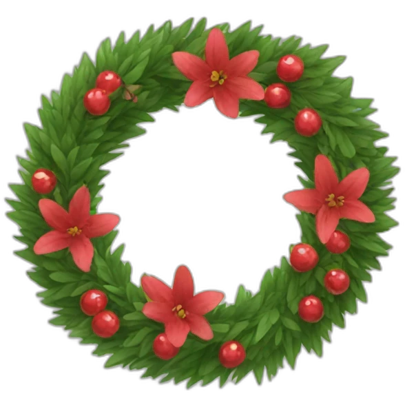 wreath emoji